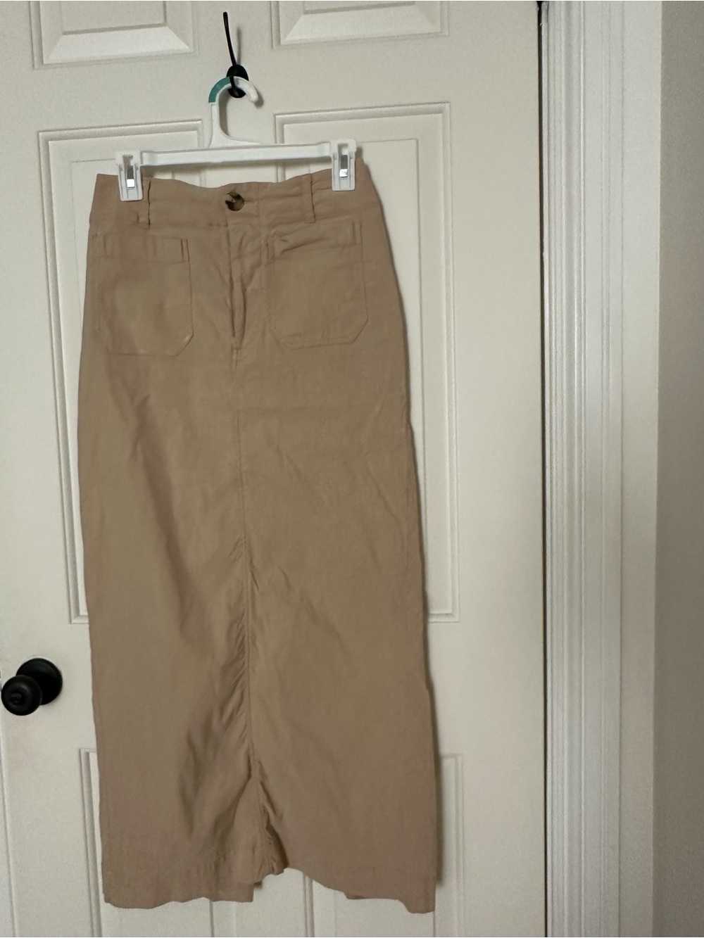 Anthropologie Maeve The Colette Maxi Skirt in Khaki- Small - Picture 2 of 3